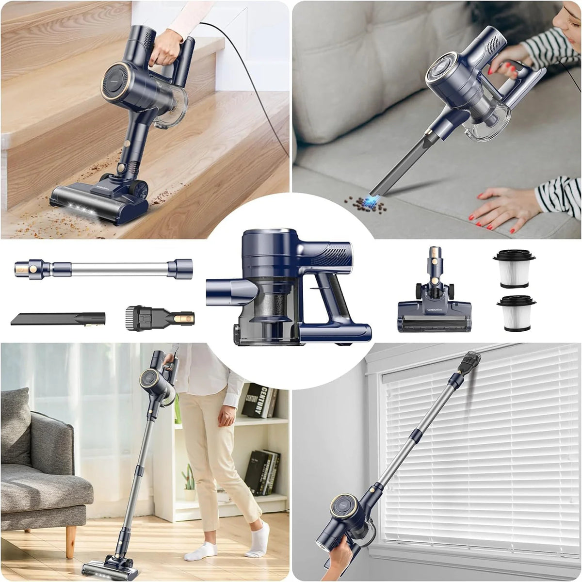 INSE Devoac I8 Lightweight Corded Handheld Vacuum Cleaner