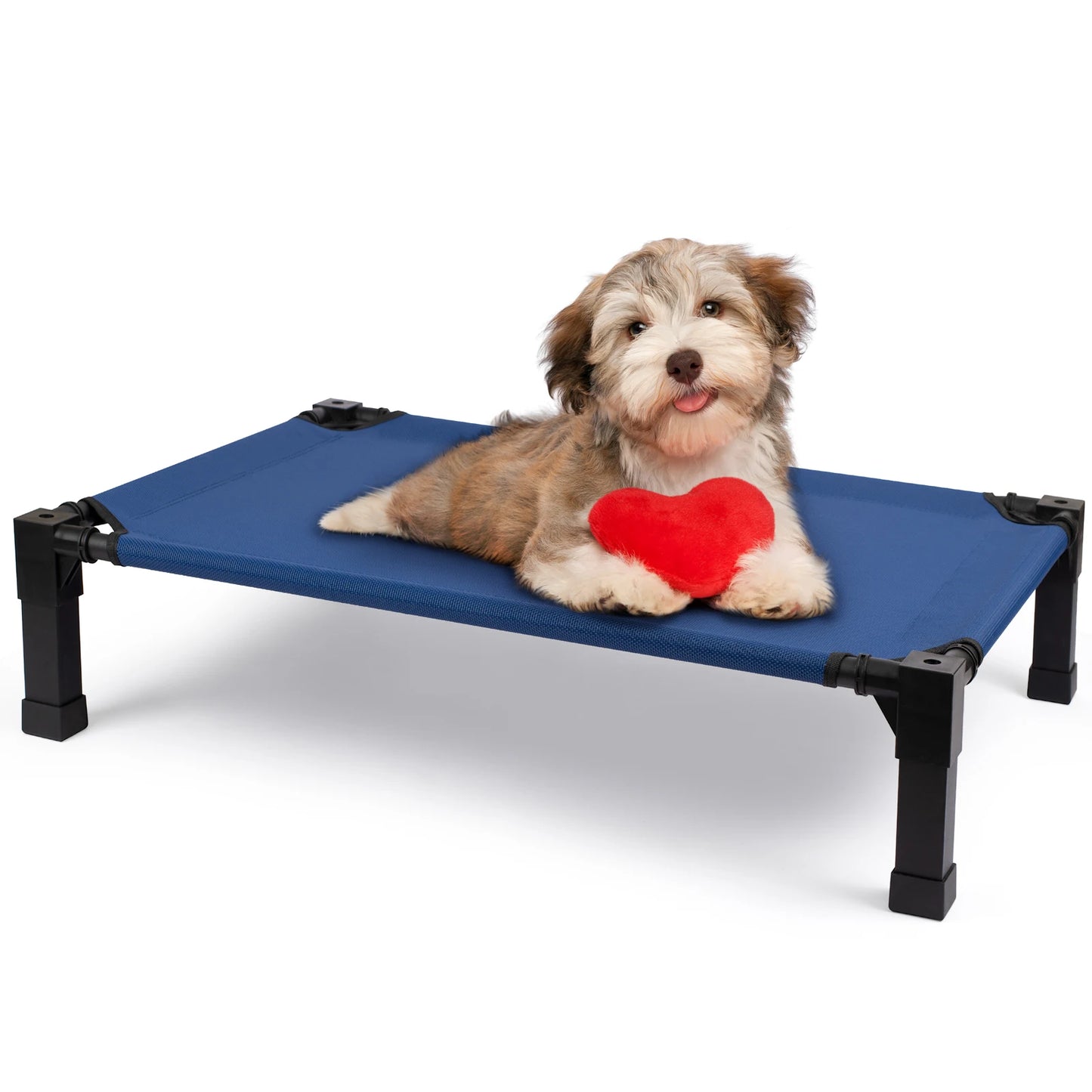 Elevated Cooling Dog Bed With Washable Breathable Frame