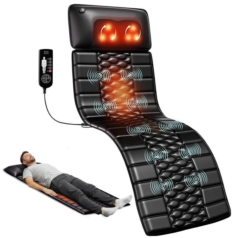 HOMEMASSA Shiatsu Full Body Massage Mat With Heat