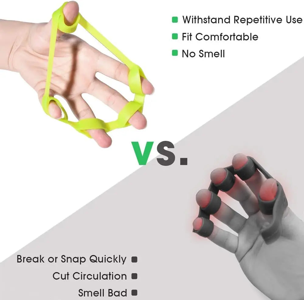 Silicone Hand Grip Strengthener Set For Forearm And Wrist