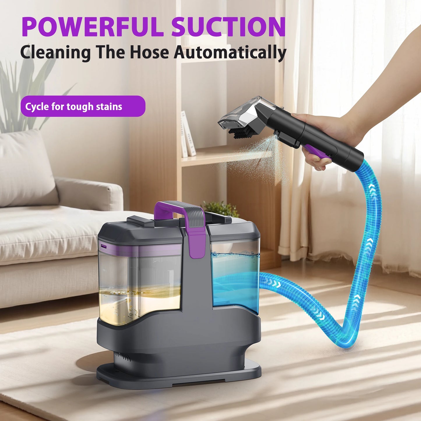 YISORA C9 C9S Portable Carpet Upholstery Cleaner