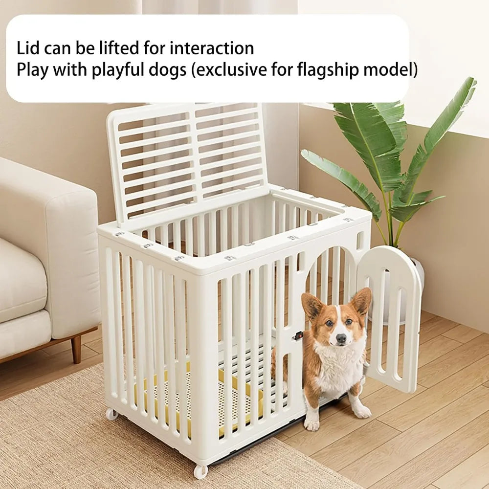 Wheeled Chew Resistant Pet House For Dogs