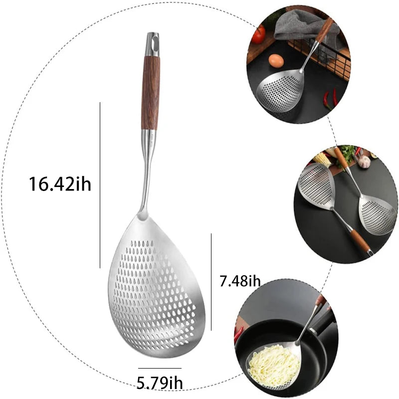Stainless Steel Spider Strainer Skimmer Ladle
