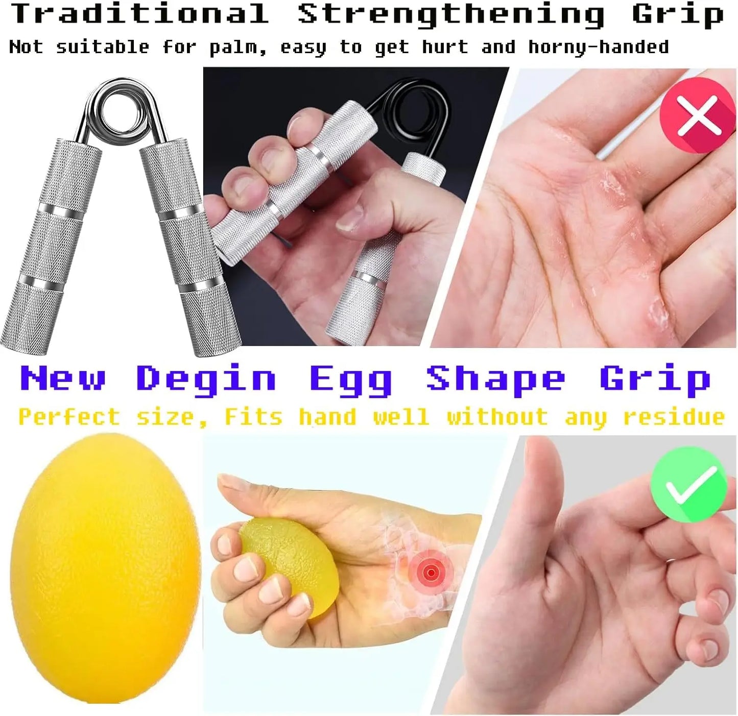 4-Pack Hand Exercise Balls For Wrist Pain Relief And Grip