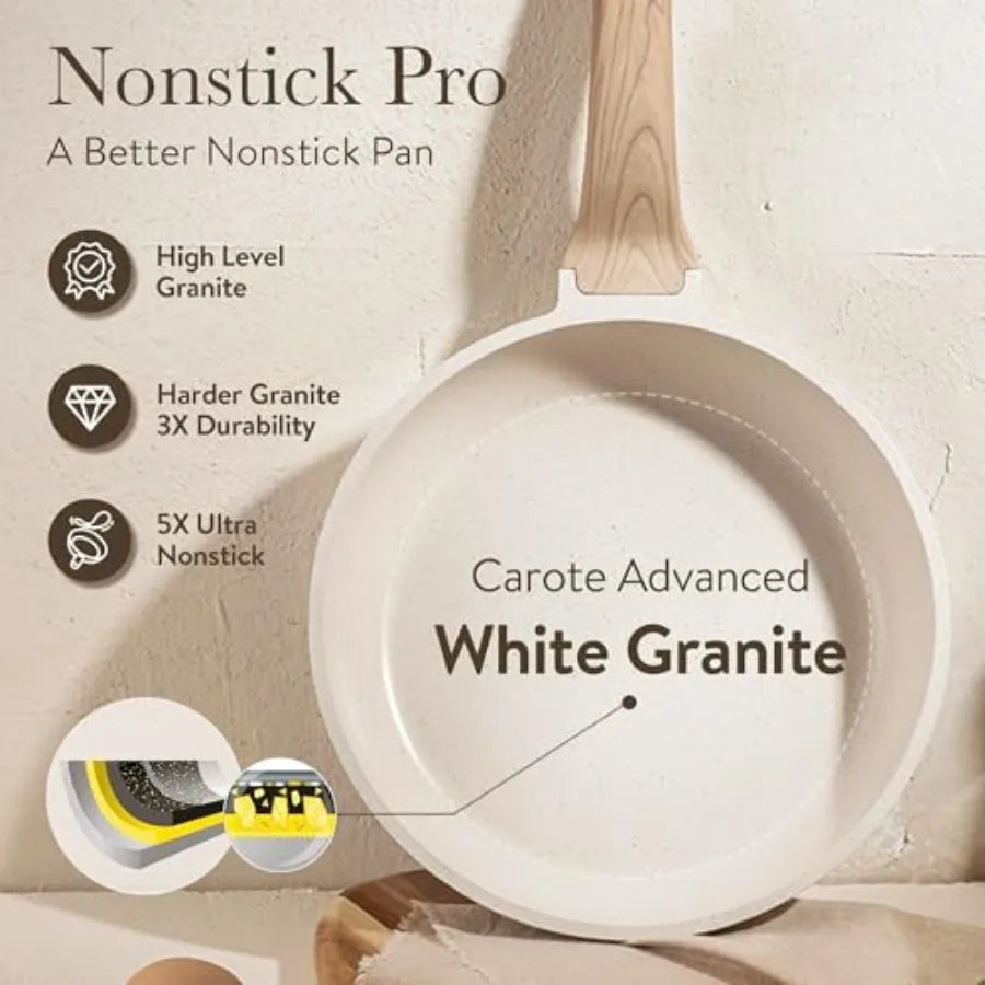 Induction Pots and Pans Nonstick Cookware Set