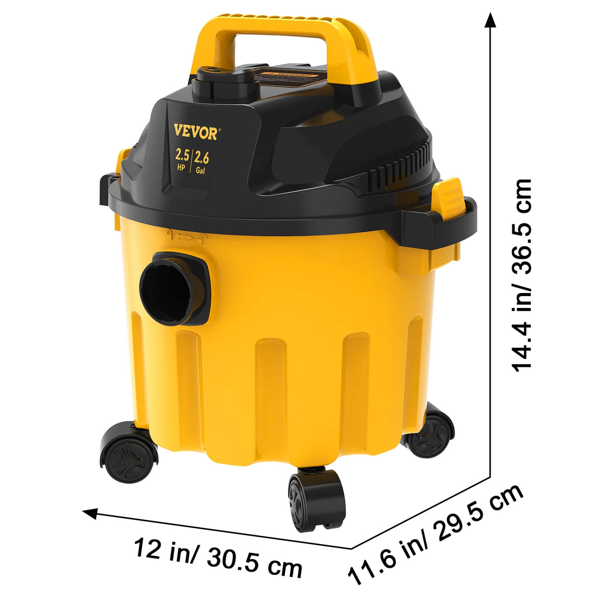 Succebuy 2.6 Gallon Wet Dry Shop Vacuum
