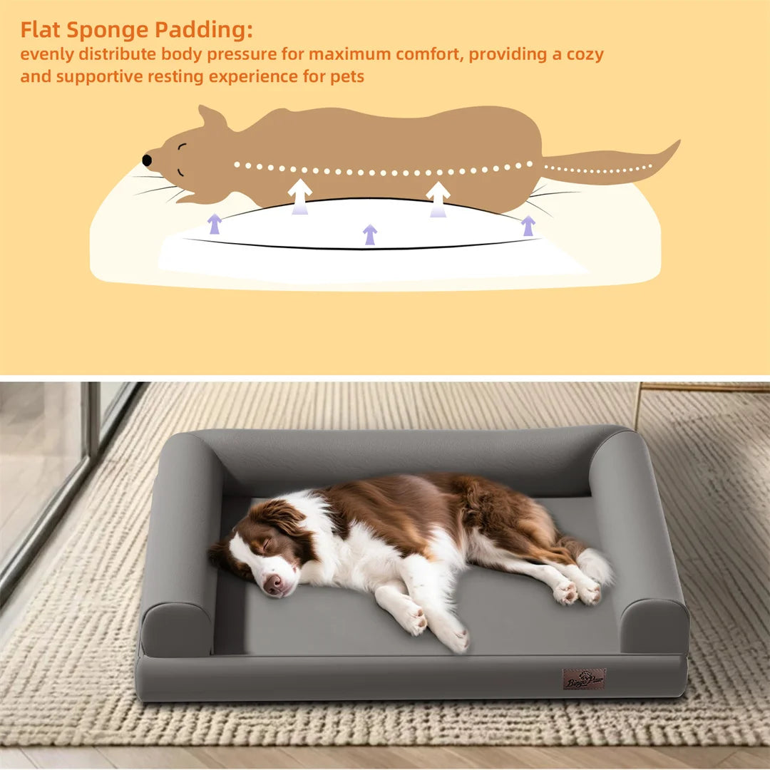 BingoPaw Microfiber Dog Sofa Bed With Removable Cover