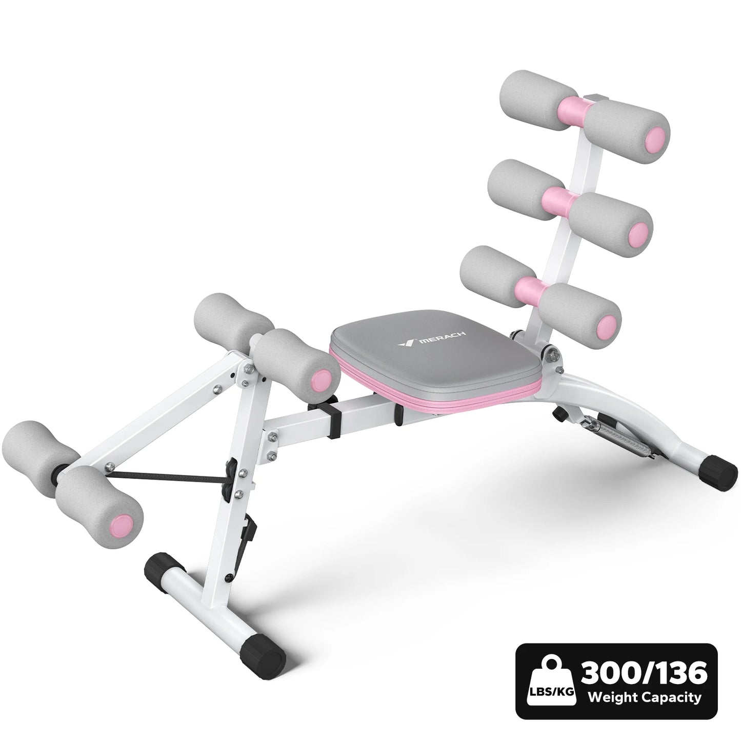 MERACH Ab Machine Multi Functional Adjustable Trainer
