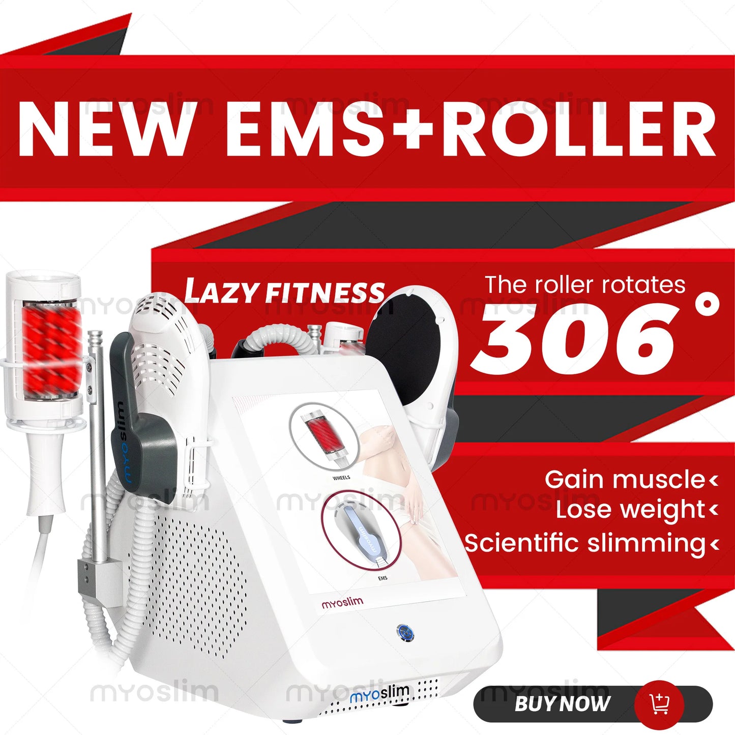 EMS Roller 2 In 1 Body Sculpting Machine