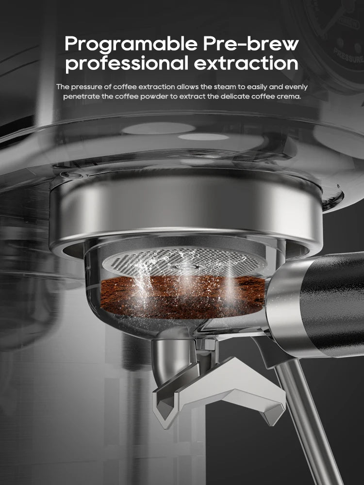 HiBREW 20Bar Semi Automatic Espresso Coffee Machine