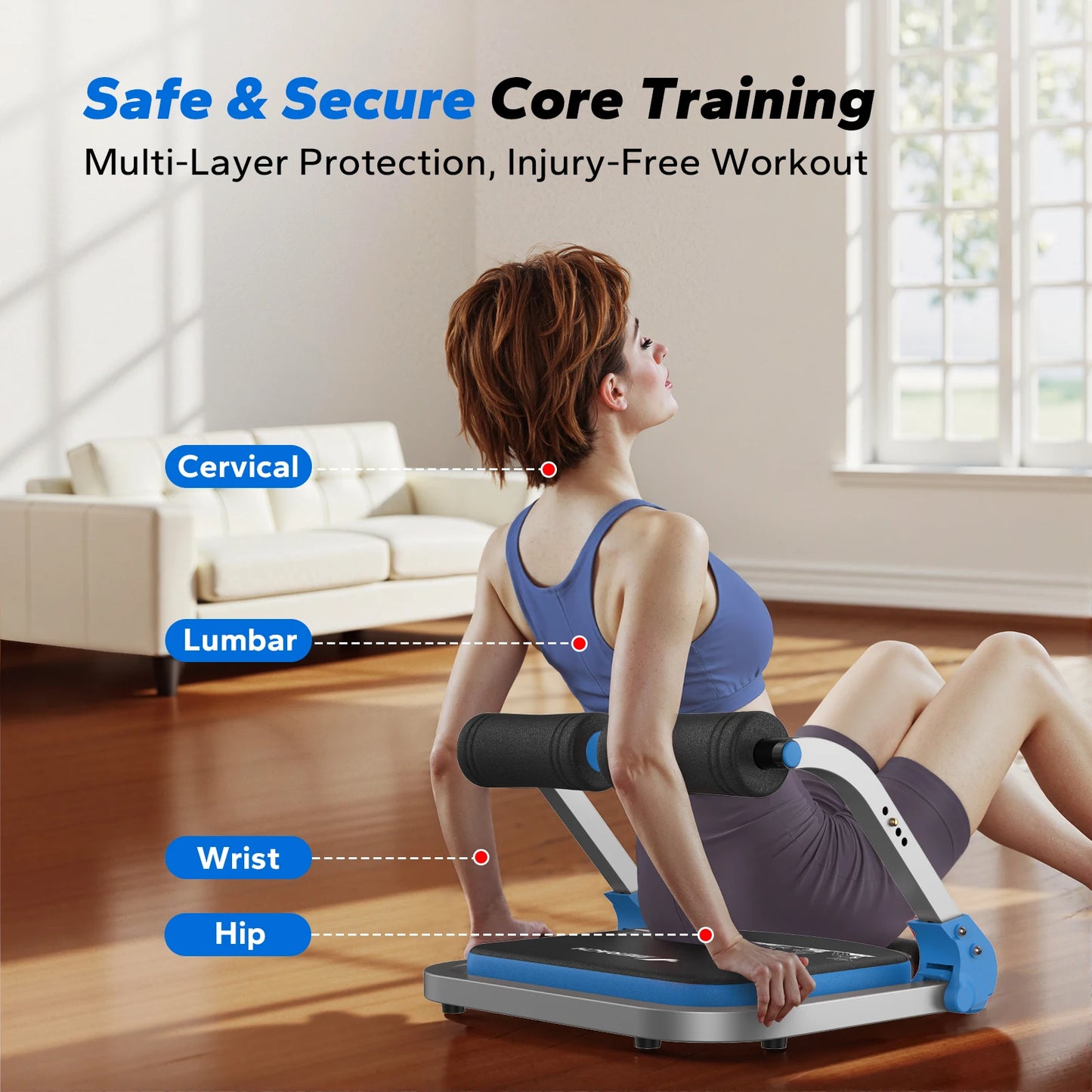 MERACH Abdominal Trainer For Home Gym Core Workout