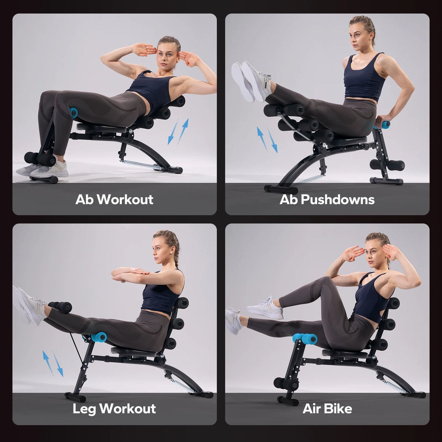 MERACH Ab Machine Multi Functional Adjustable Trainer