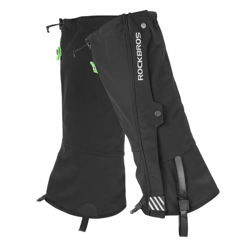 ROCKBROS Waterproof Leg Gaiters For Hiking And Skiing