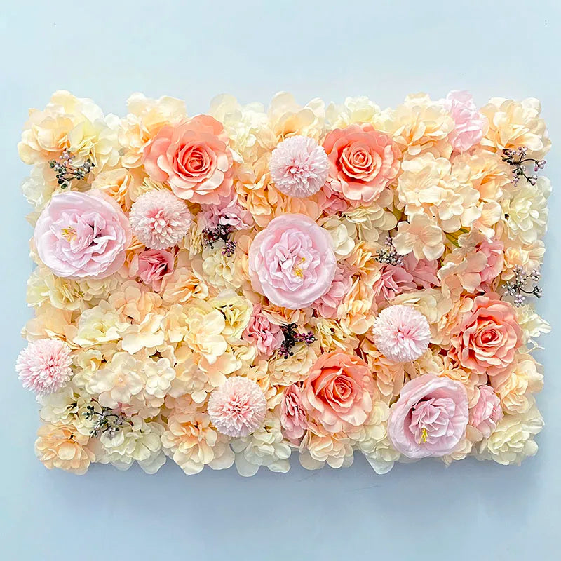 MEIHON Silk Rose Wall Backdrop for Weddings and Baby Showers