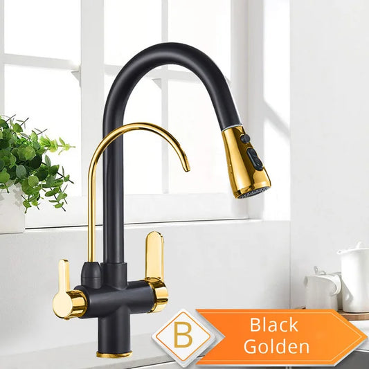 Rozin Purification Kitchen Faucet With Pullout Water Filter