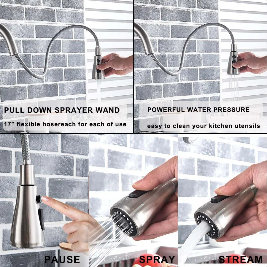 Rozin Purification Kitchen Faucet With Pullout Water Filter