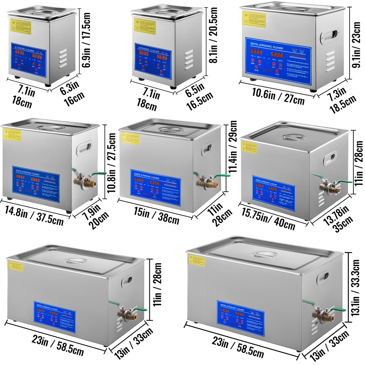 SucceBuy Ultrasonic Cleaner For Dishes Home Use