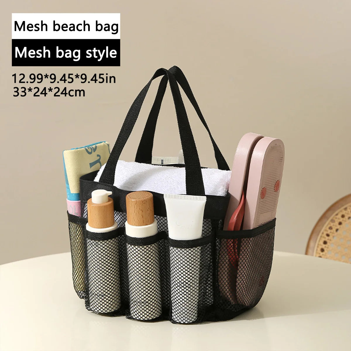 Large Capacity Beach Toy Storage Bag For Travel