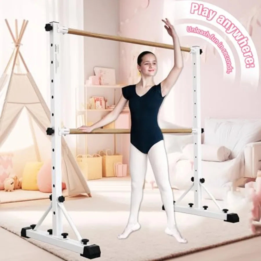 Adjustable Ballet Barre Portable Dance Bar Balance Workout