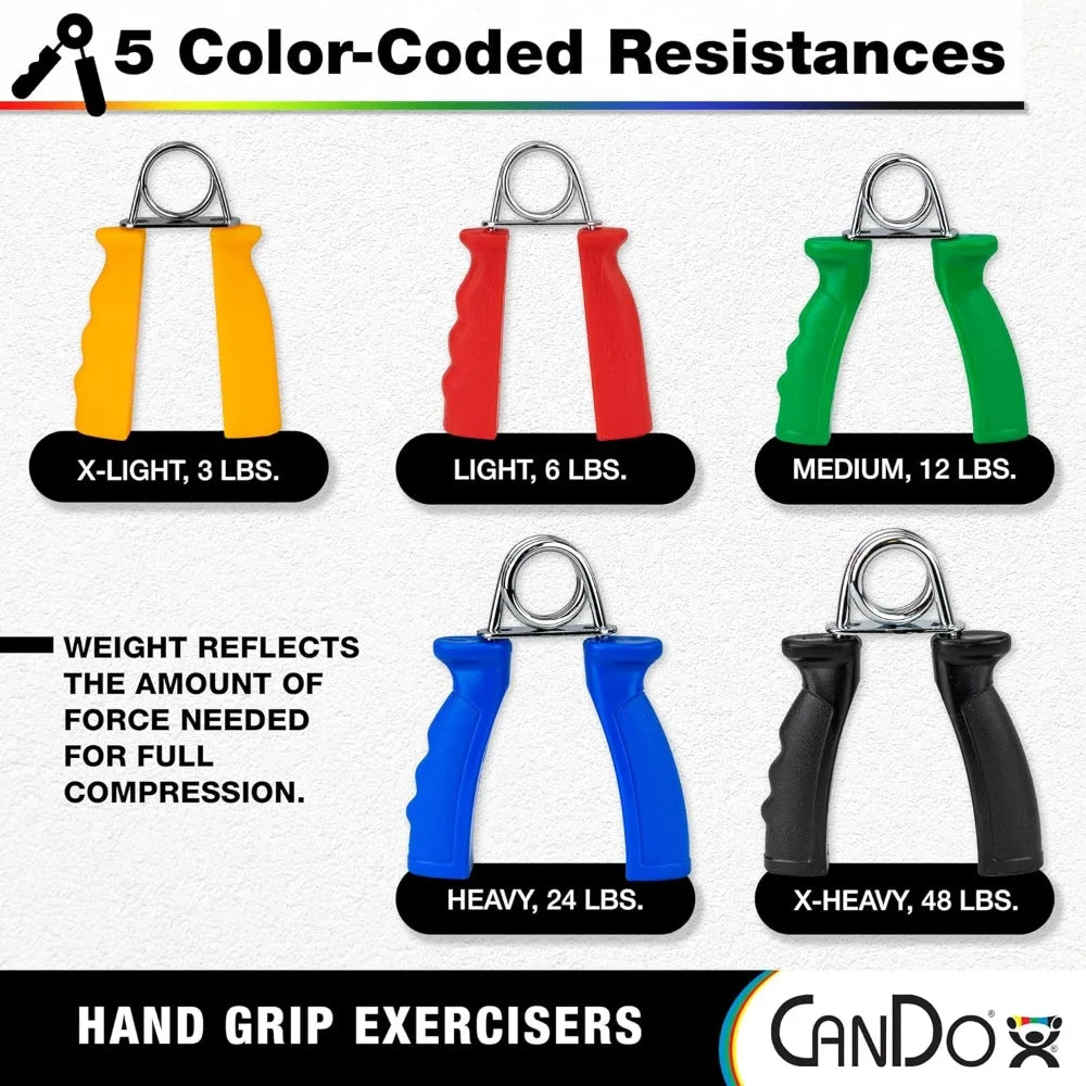 Hand Grip Exerciser 5 Level Resistance Set