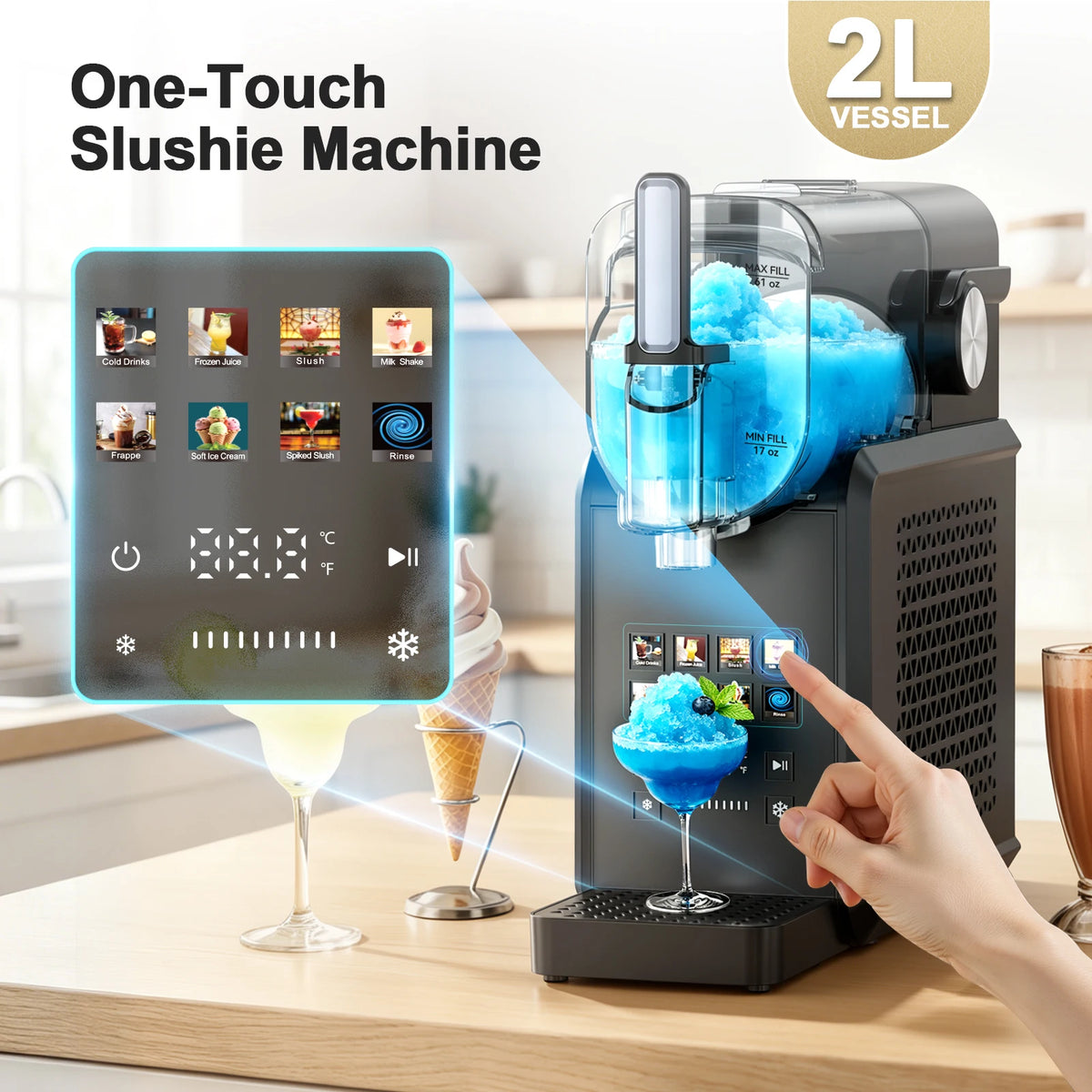 Automatic Slushie Maker For Frozen Drinks
