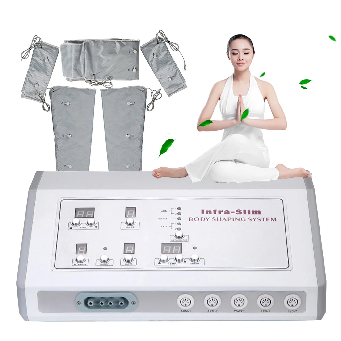 Air Pressure Massage Heating Leg Massager For Circulation