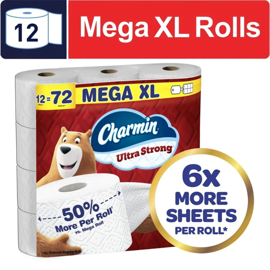 Ultra Strong Toilet Paper Mega Rolls