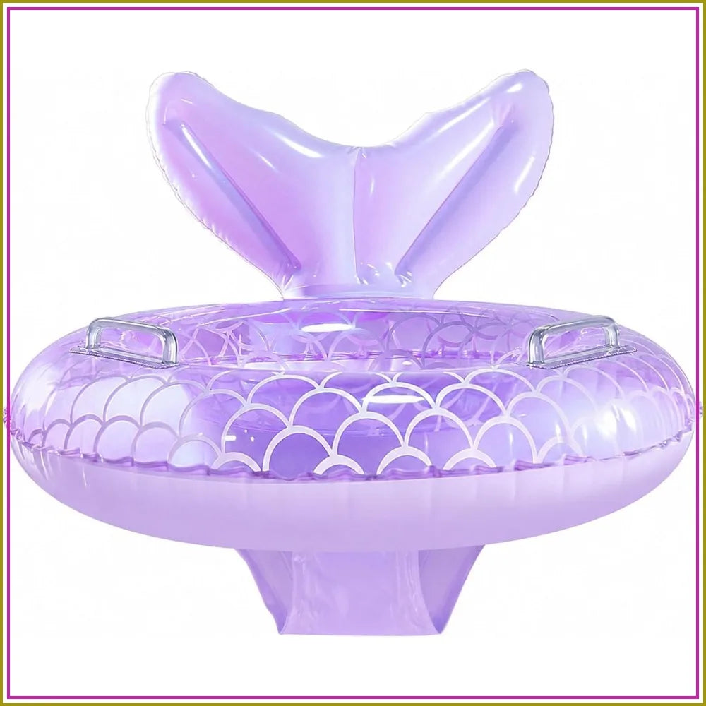 Mermaid Baby Pool Float For Toddlers Safe Fun Pool Ring