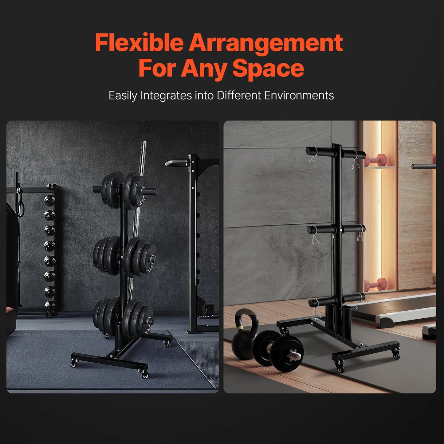 Weight Plate Rack Stand With Wheels 1000 Lb Capacity