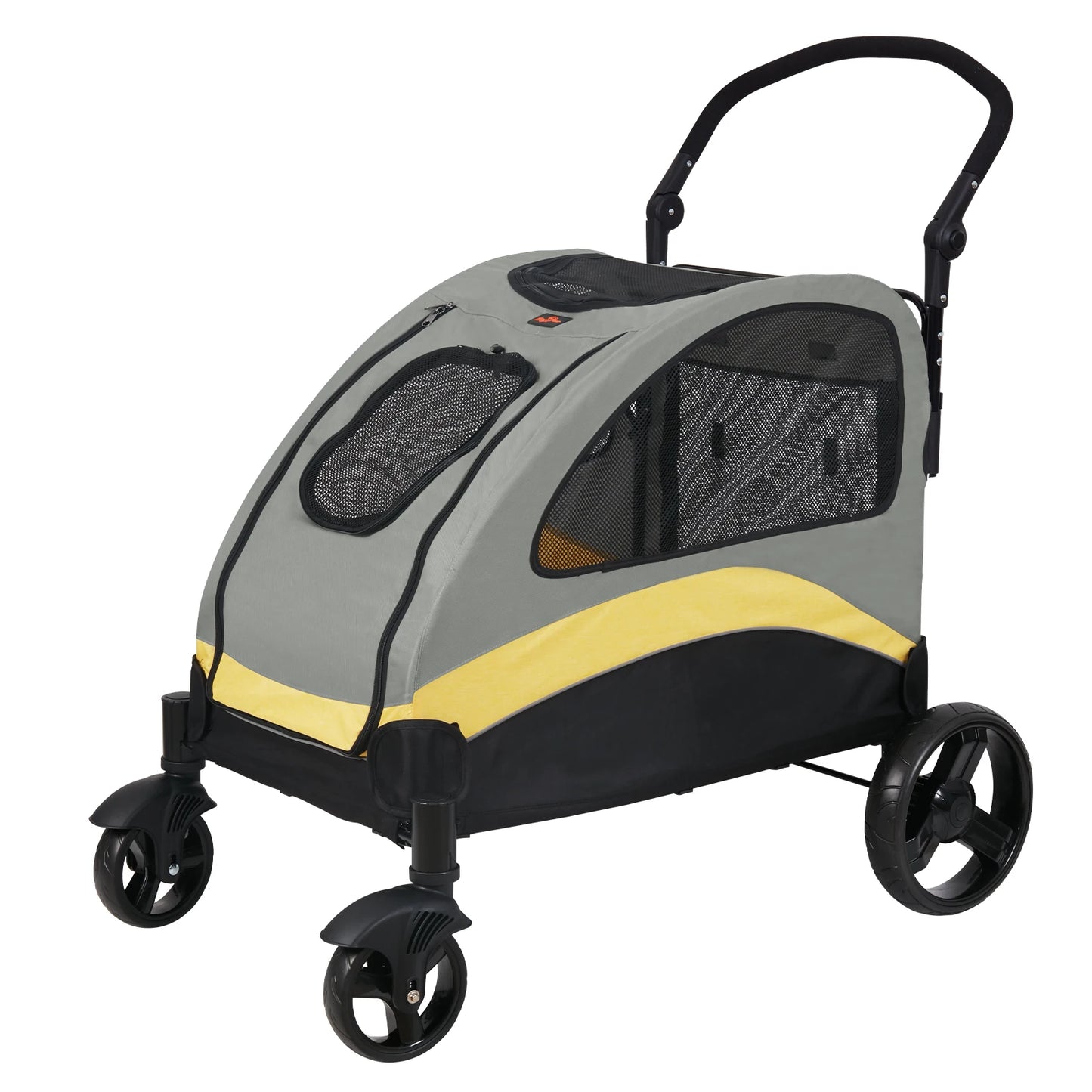 BINGOPAW Dog Stroller 4 Wheel Foldable Pet Carrier