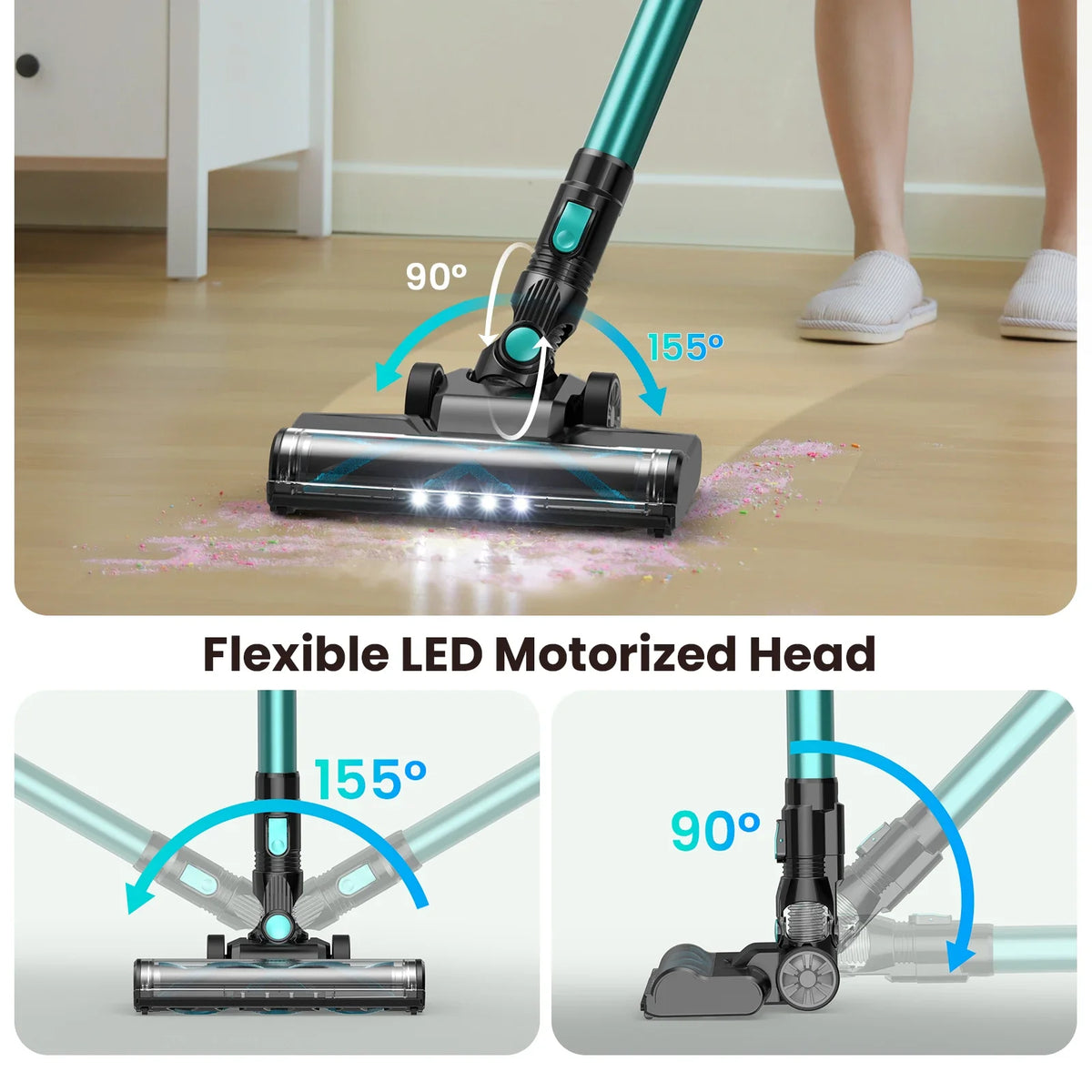 Vastorm Cordless Vacuum Cleaner With Hepa Filter