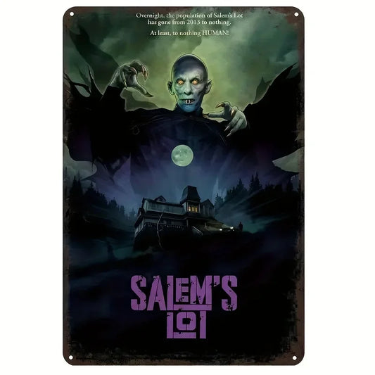 Salems Lot Vintage Iron Wall Art Sign Stephen King