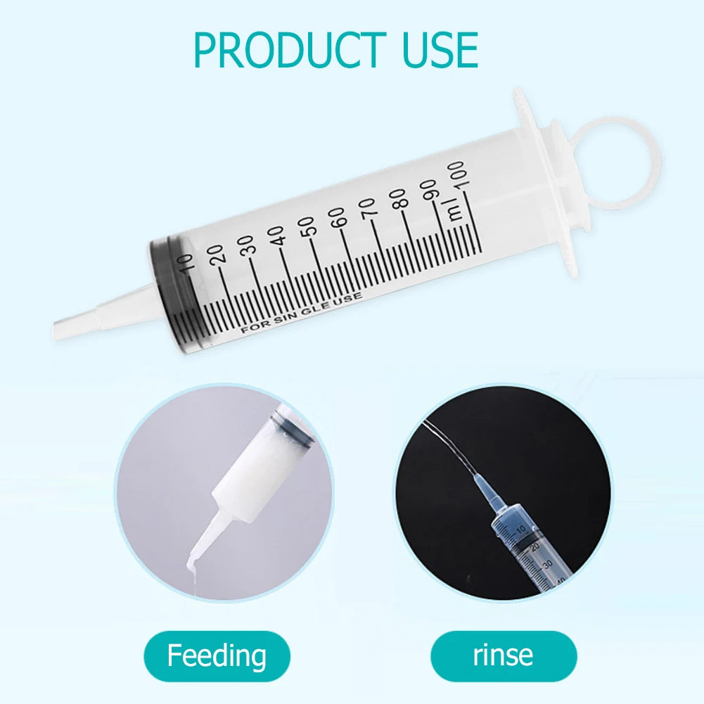 Alloet Plastic Syringe Reusable Pump For Pet Feeding