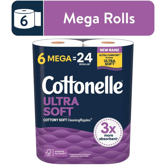 Ultra Soft 2Ply Toilet Paper Bath Tissue