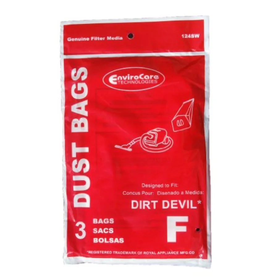 Replacement Dust Bags For Royal Dirt Devil Type F CanVac