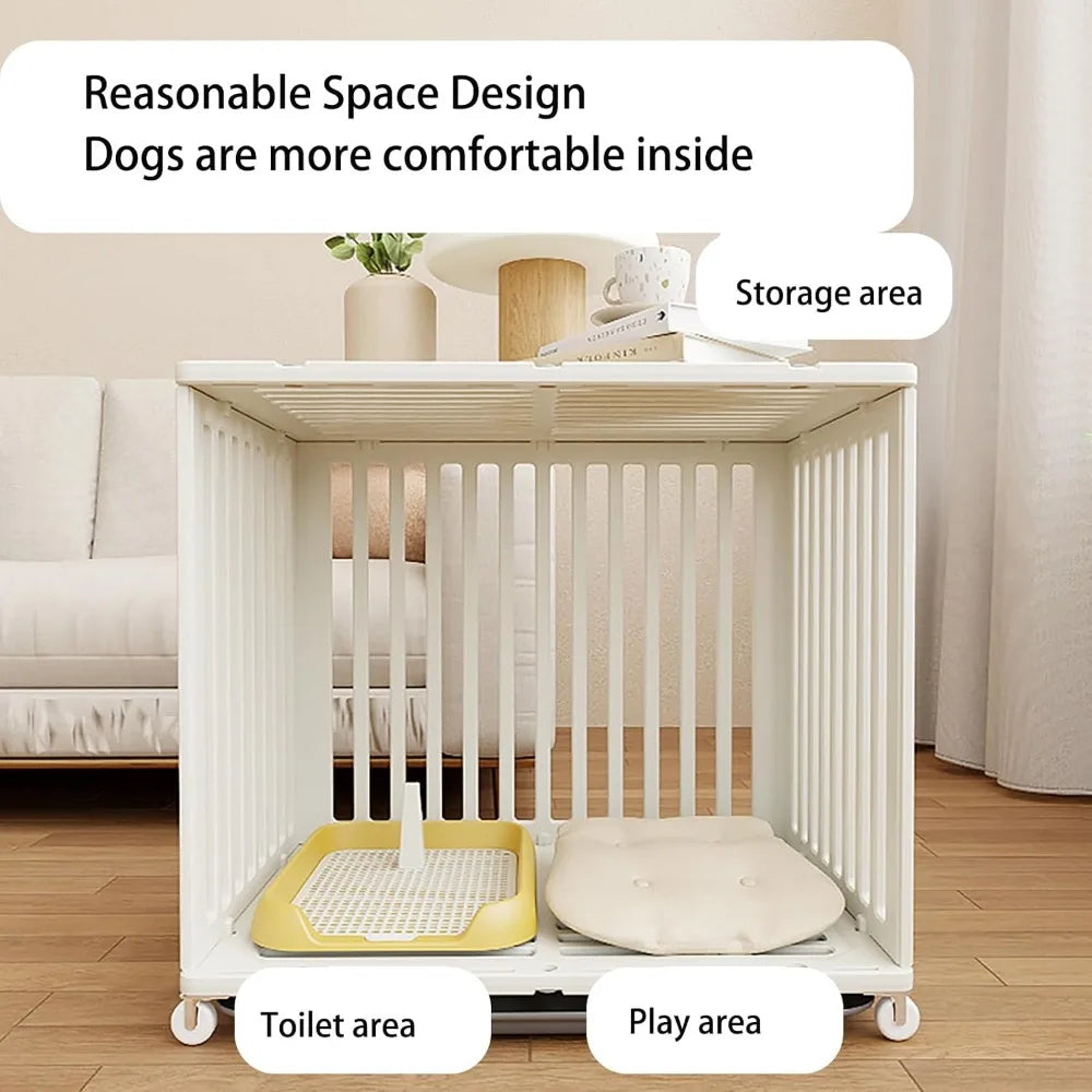 Wheeled Chew Resistant Pet House For Dogs