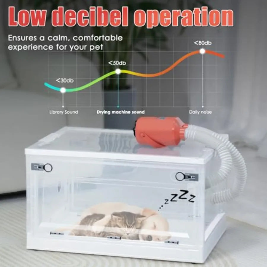 Automatic Pet Dryer Box for Cats and Small Dogs