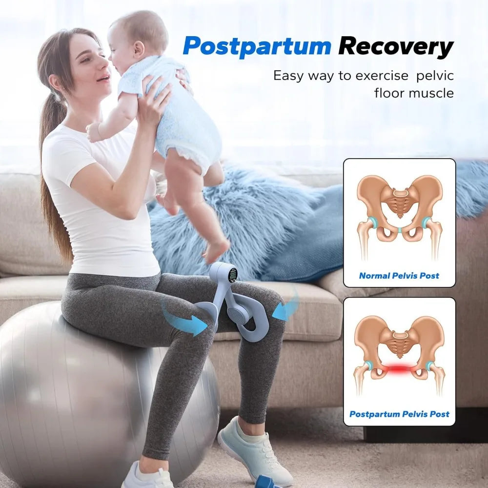 Thigh Trainer With Display Counter For Pelvic Floor Exercise