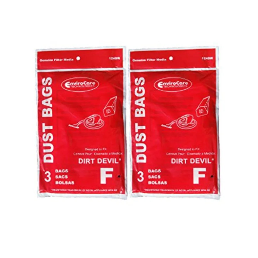 Replacement Dust Bags For Royal Dirt Devil Type F CanVac