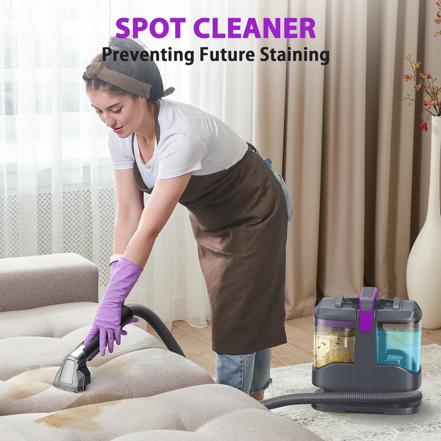 YISORA C9 C9S Portable Carpet Upholstery Cleaner