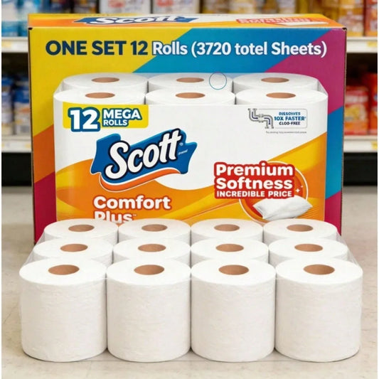 ComfortPlus Toilet Paper Mega Rolls Septic Safe