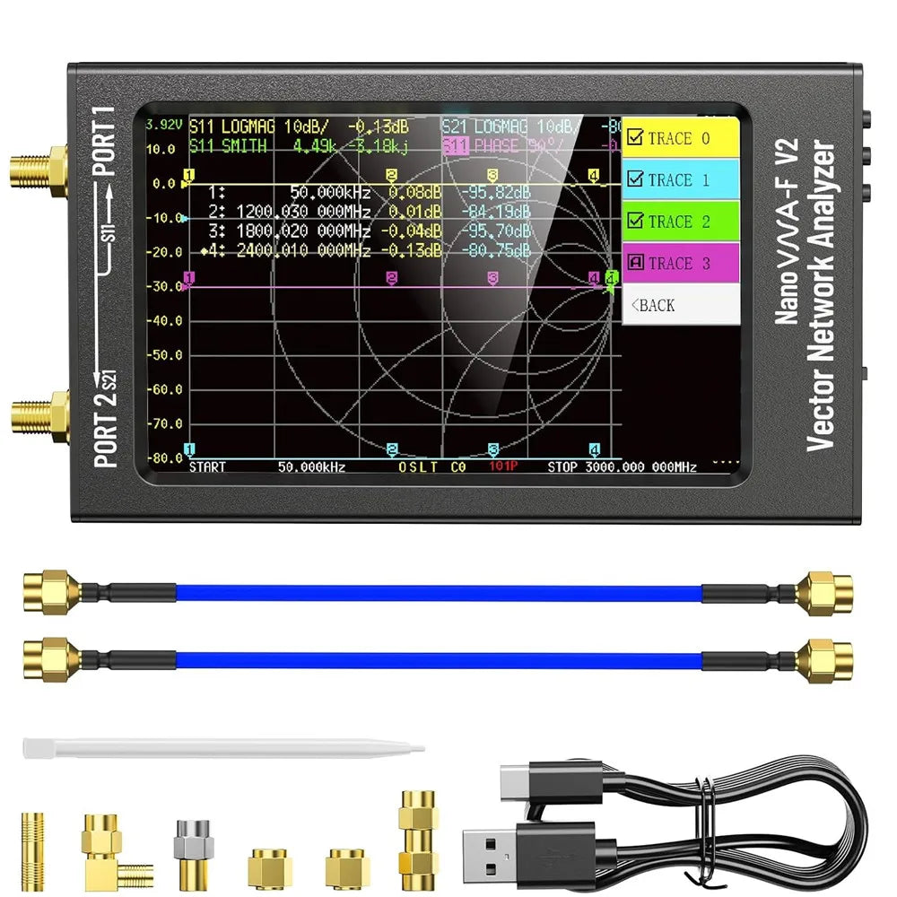 SeeSii NanoVNA-F V2 Vector Network Analyzer