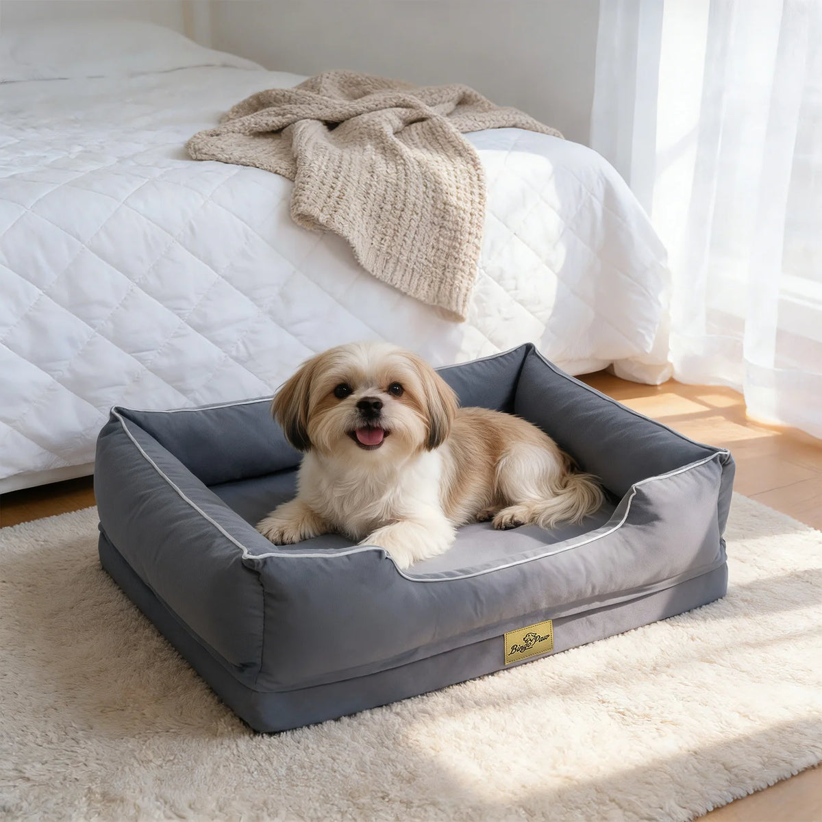 Bingopaw Orthopedic Dog Bed With Waterproof Cover