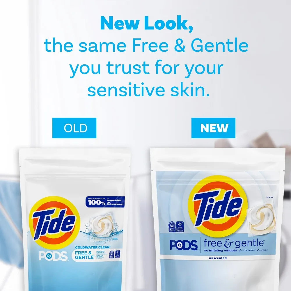 Large-capacity household Hypoallergenic Unscented Laundry Detergent Soap Pacs Free and Gentle for Sensitive Skin