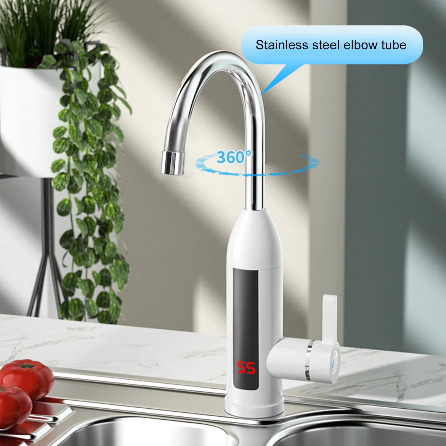 TOPINCN 3000W Tankless Instant Water Heater Faucet