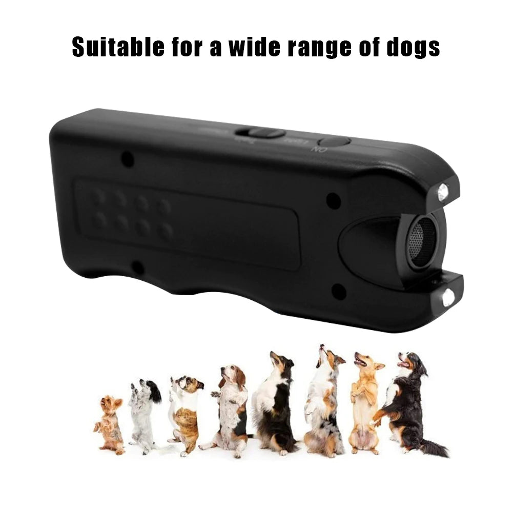 VAKIND Ultrasonic Bark Deterrent Handheld Trainer With LED