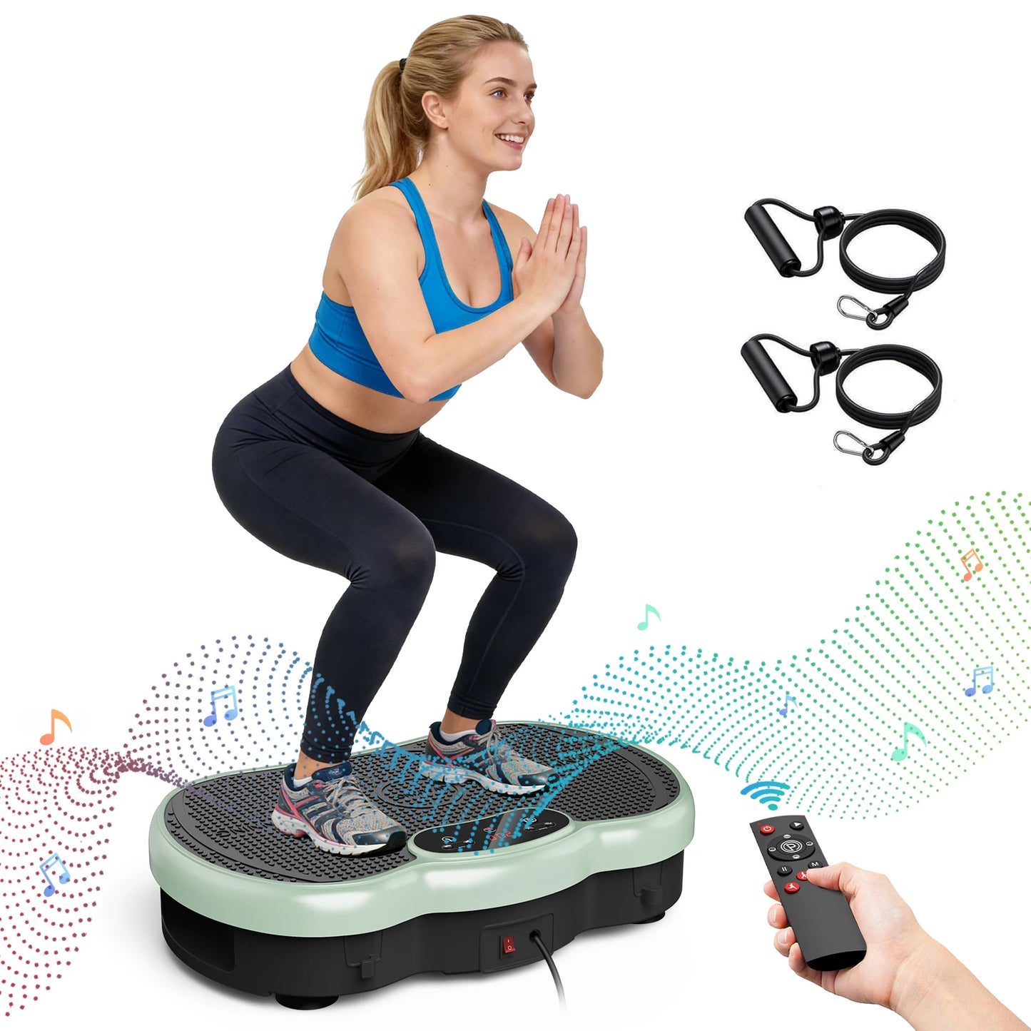 Vibration Plate Machine With Bluetooth Calorie Tracking