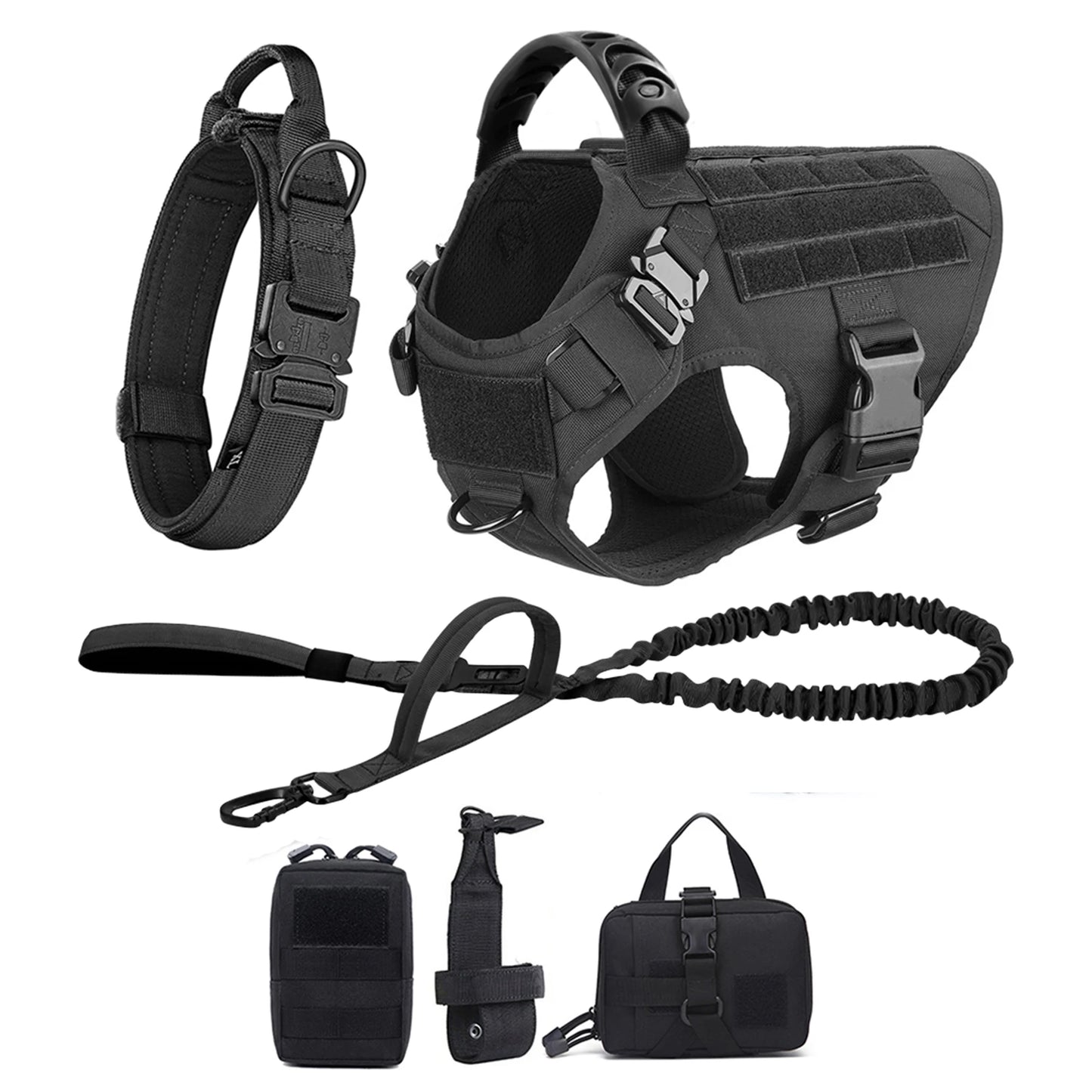 Dog Harness And Leash Set For Training Walks