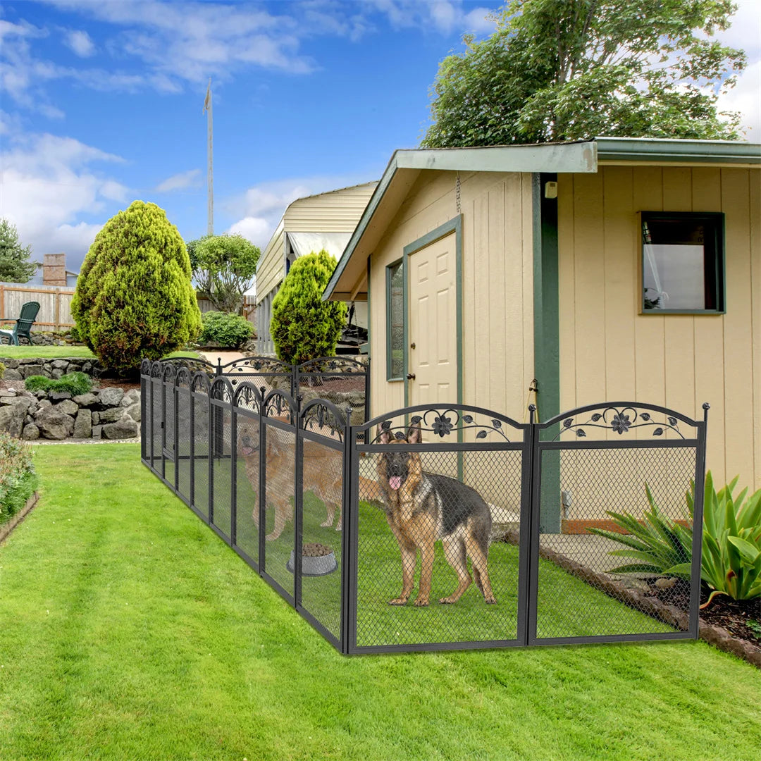 BINGOPAW Heavy Duty Dog Playpen Outdoor Indoor Fence Pad