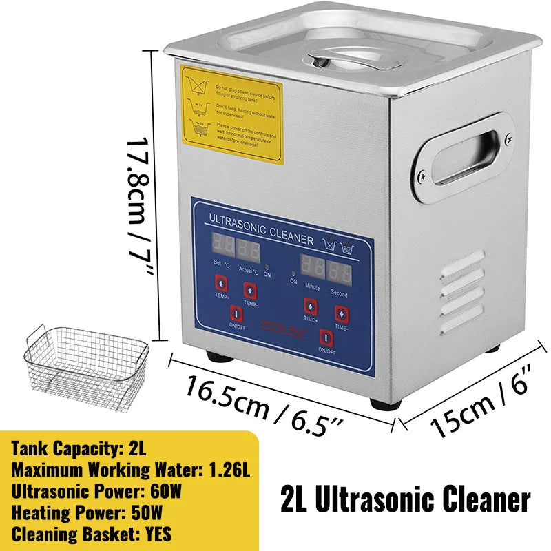 SucceBuy Ultrasonic Cleaner For Dishes Home Use